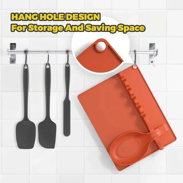 Reposa cucharas en silicona