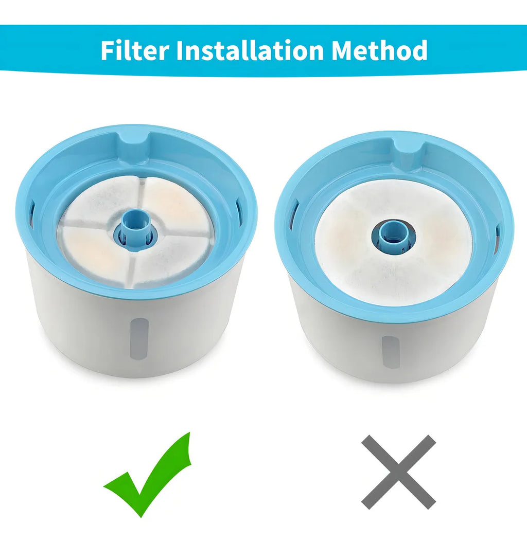 Filtros para fuentes x 8 unidades