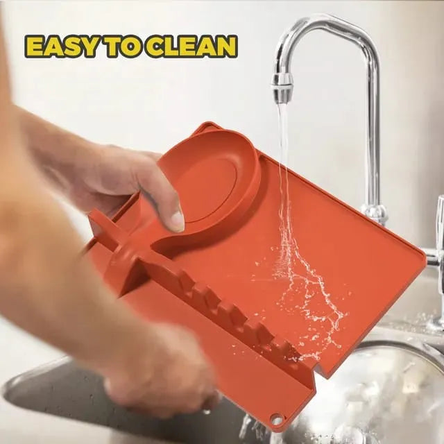 Reposa cucharas en silicona