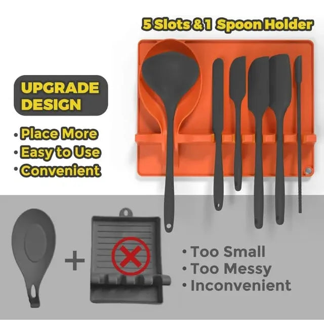 Reposa cucharas en silicona